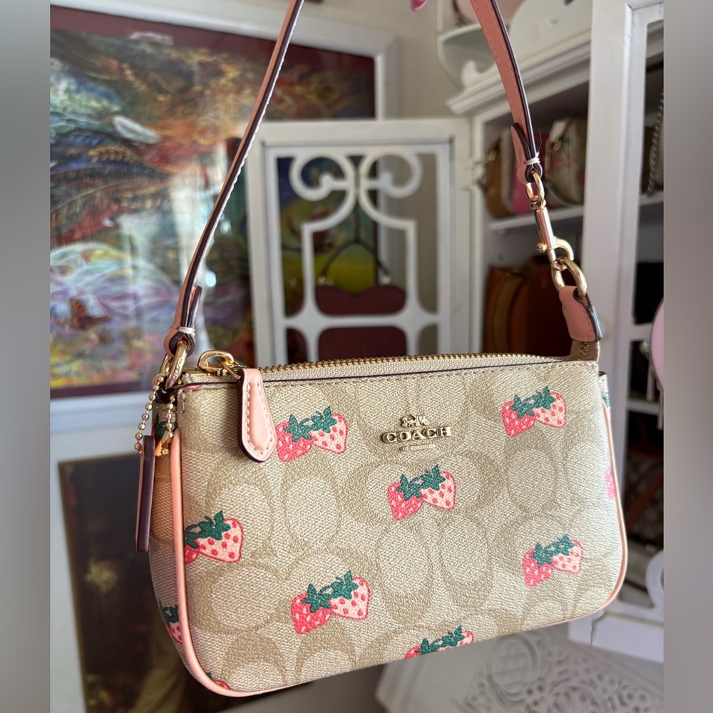 Coach Nolita 19 with strawberry print